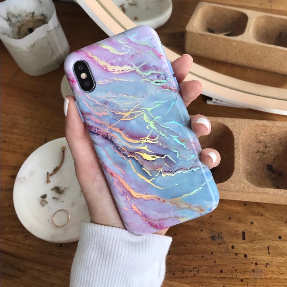Velvet Cavier Pastel Holo iPhone 7+ Case
